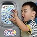 Dinosaur and Prehistoric Animals Window Clings for Kids & Toddlers (by Jesplay USA - Reusable Window Stickers Gels & Decals) Puffy Sticker Activites for Car Plane Airplan Home Décor and Classrooms