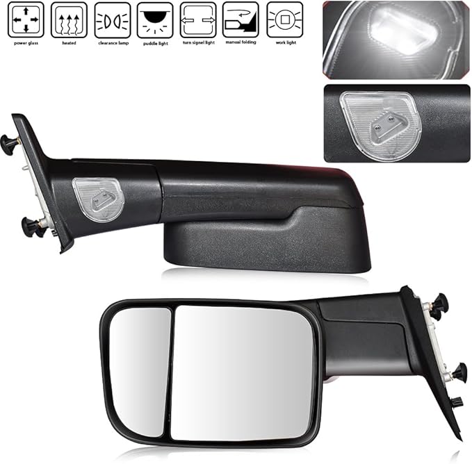 Dodge Ram Power Folding Tow Mirror Upgrade