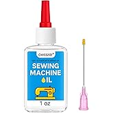 OAIEGSD 1oz Fine Light Sewing Machine Oil and Lubricant with Applicator | Clear &amp; Odorless,Prevent Rust &amp; Noise,Fabric &amp; Plastic Safe,Home &amp; Industrial Mineral Sewing Machine Oil for Sewing Machines