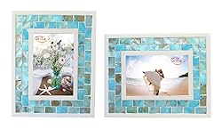 GIFTME 5 Picture Frame 5x7 Mother of Pearl Mosaic