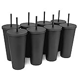 STRATA CUPS Classic Black Tumblers with Lids