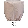 Turbine Vent Cover, Beige Roof Ventilator Cover Waterproof Turbine Roof Ventilator Cover Waterproof Extra Large 210d Cloth 5151 Cm 2 Pcs - View #7