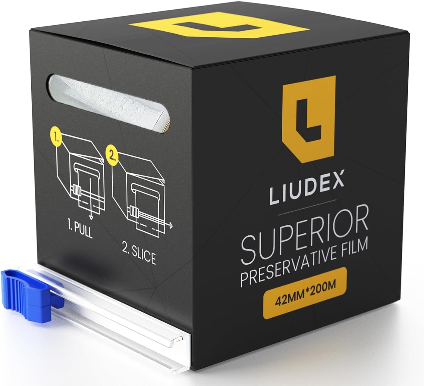 LIUDEX | Premium Preservative Film | Plastic Wrap for Brow and Lash PMU | Microblading Plastic Barrier Film | For Lip Blush, Eyebrow Lamination & Lash Lift | 400 M | PMU Supplies