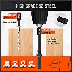 HORUSDY 24-Piece Tamper Resistant Star Bits, S2