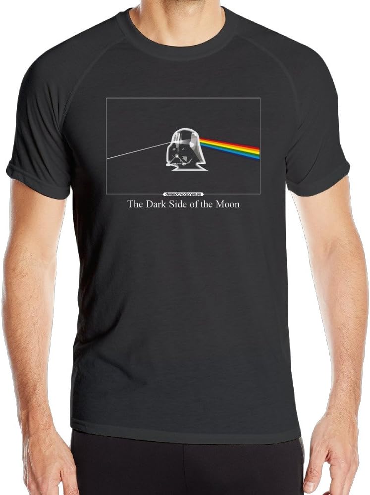 Men's Pink Floyd Dark Side of The Moon 1973 Graphic Dry Short Sleeves Sport Sportstyle Tee Shirts