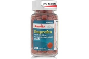 TIME-CAP LABS, INC. Timely Ibuprofen 200mg 200 Tablets - (NSAID) Pain Relief Pills for Headache, Menstrual Pain, Tooth Aches, Muscle Pain, Arthritis Pain, Body Aches