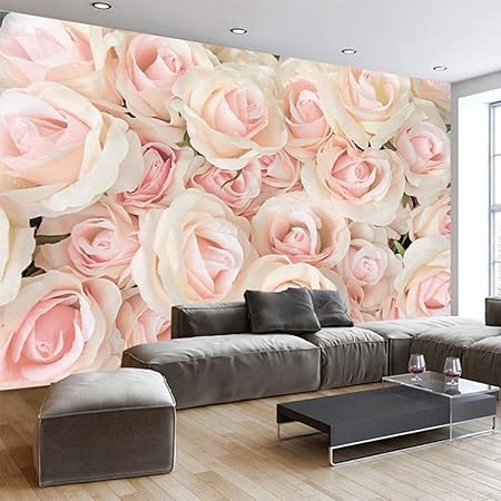 Téléchargement gratuit Images Dachenzi Moderne Romantique Chaud Rose Rose Murale Papier Peint actualisé par