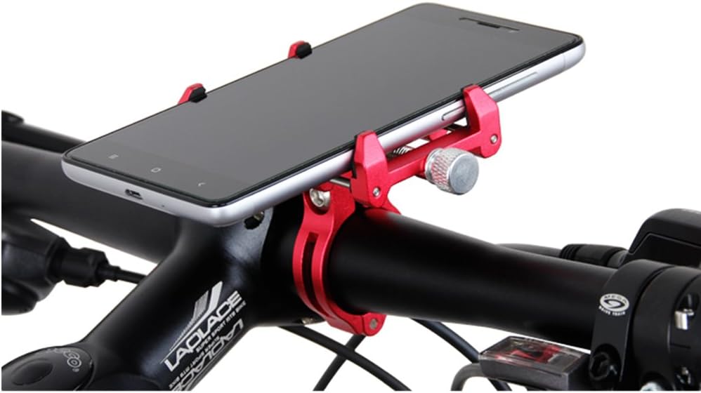 GUB G-86 Motorcycle and Bicycle Cell Phone Holder Aluminum Universal Adjustable Phone Mount Smartphone Holder Bike Handlebar Cell Phone Holder for iPhone X 5 6 7 8 Plus Samsung LG