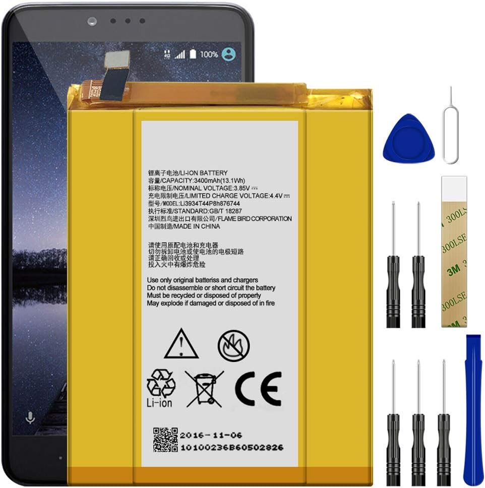 for TMobile ZTE ZMax Pro Z981 Replacement Battery