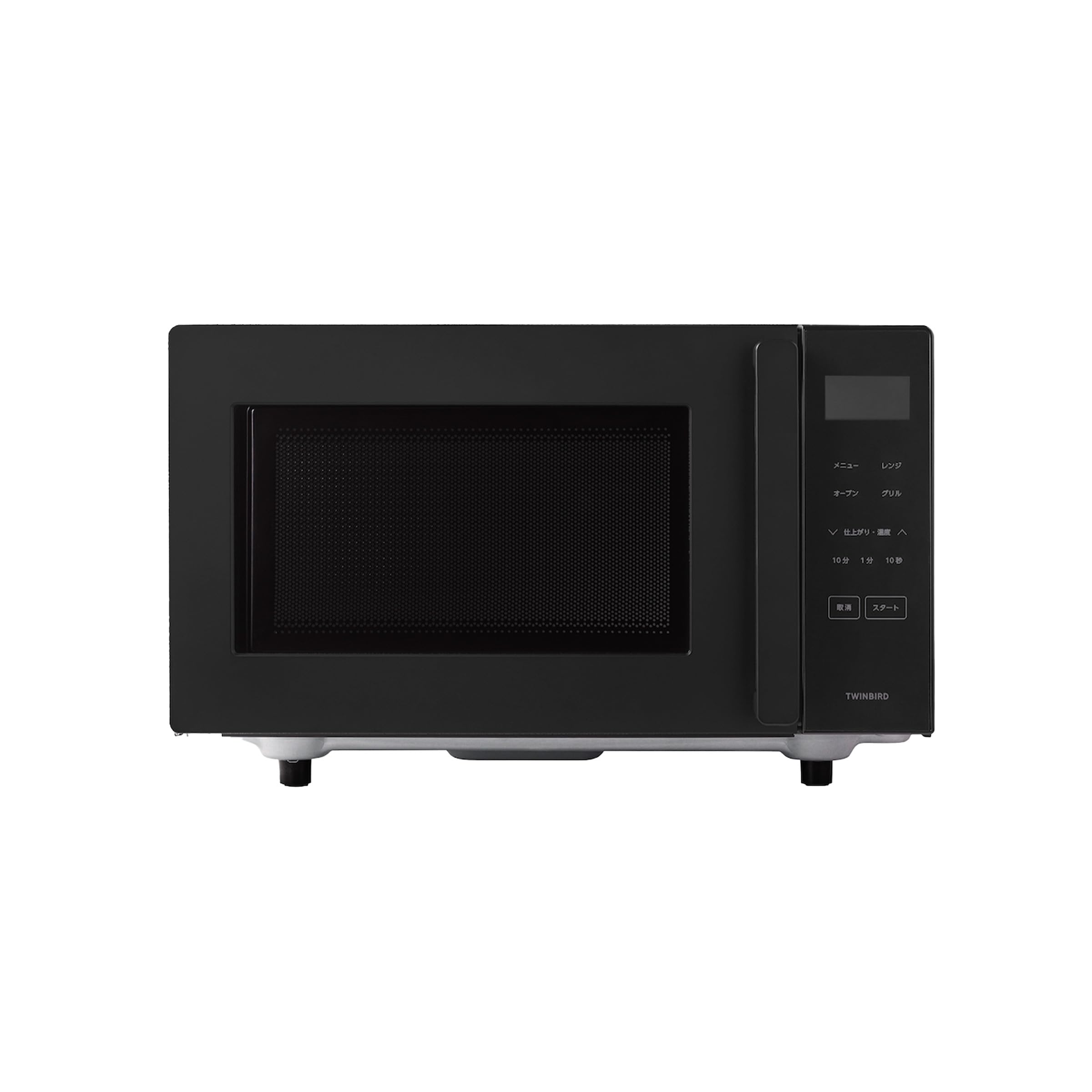 ツインバード オーブンレンジ 16L フラットテーブル ヘルツフリー 100~200℃ 赤外線センサー 電子レンジ お手入れ簡単 ブラック DR-E216B商品画像