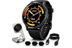 Garmin Venu 3 GPS Smartwatch, 45mm Black, Fitness Tracker with 14-Day Battery & Sleep Coach - Includes Premiu…