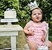 birdyboutique.com First Birthday Crown for Baby – Gold “One” Party Hat Keepsake – Lightweight Felt – 11” Circumference – Unisex – Handmade