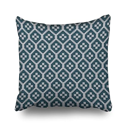 Amazon Com Idecordesign Throw Pillow Covers Art Fair Pattern