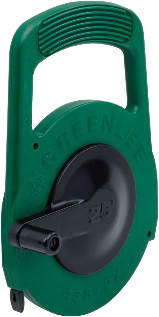 Fish Tape, 1/4 In x 25 ft, Steel