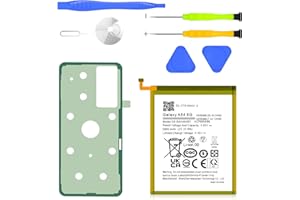 SHENMZ for Galaxy A54 Replacement Battery Kit, 5800mAh 2025 New Upgraded EB-BA546ABY Battery Compatible with Samsung Galaxy A54 5G A34 5G with Back Cover Adhesive Repair Toolkit