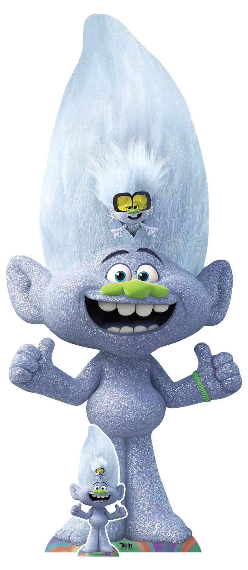 STAR CUTOUTS SC1524 Large Guy Tiny Diamond Height 172cm Width 76cm, Solid, Multicolour, Regular