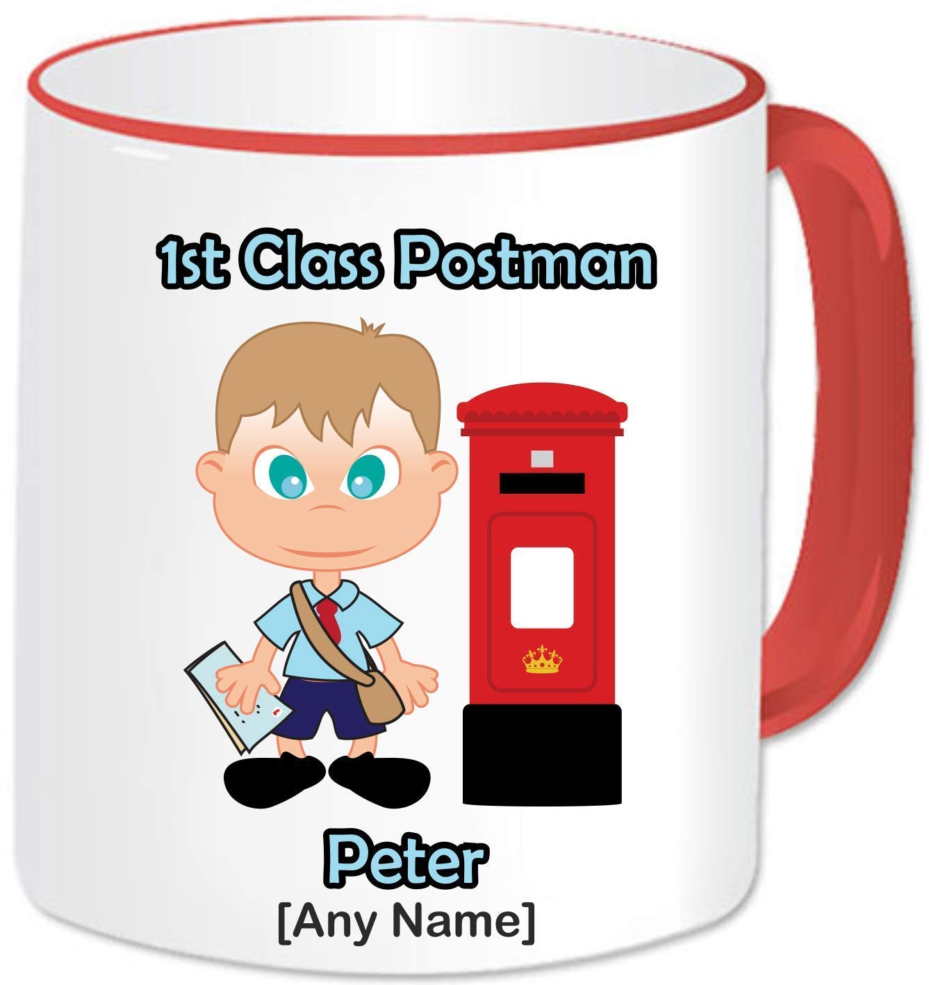 Personalised Postman Gifts For Men First Class Postman Mug Novelty Christmas Birthday Thank