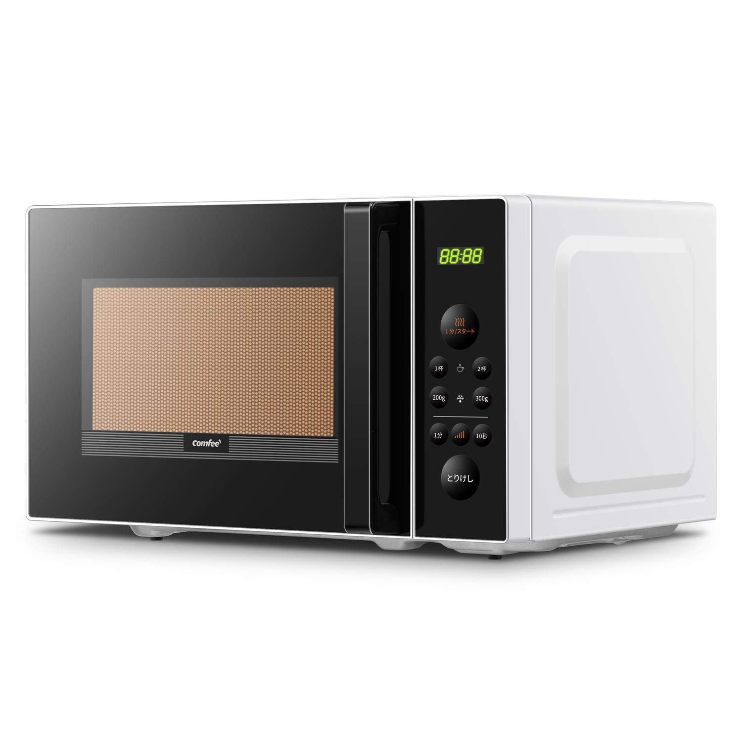 COMFEE' 電子レンジ 17L ヘルツフリー 全国対応 単機能 レンジ マイコン式 ターンテーブル カンタン操作 自動メニュー搭載 広々庫内 シンプル 一人暮らし 3段出力 タイマー付き 新年 新生活 CFM-BM172【マイコン式】商品画像