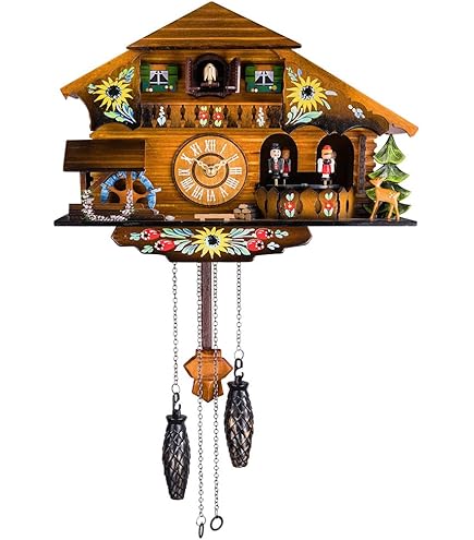 Amazon.com: Anton Schneider Cuckoo Clock 8T 90/9 : Home & Kitchen