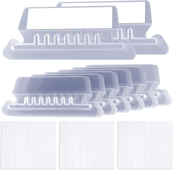 TUPARKA 100 Packs Hanging Folder Tabs and Inserts for Quick