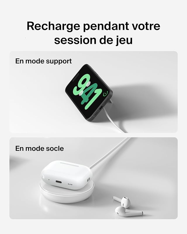 BoostCharge Pro Socle De Recharge Magnétique 15 W avec Support