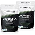 Terrasoul Superfoods Organic Chlorella Powder (Cracked Cell Walls) - 12 Oz (2 Pack)