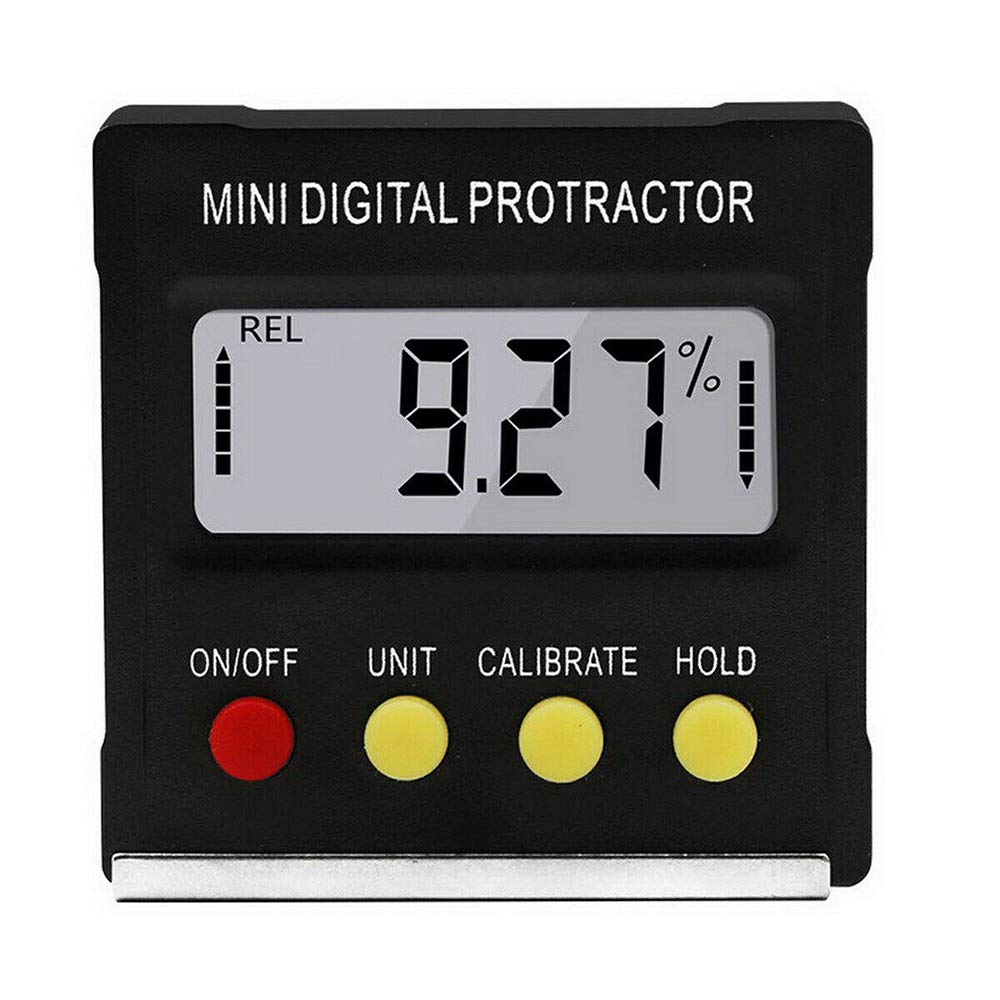 MASO Angle Meter,LCD Digital Protractor- Finder Gauge Level Box Magnetic Inclinometer