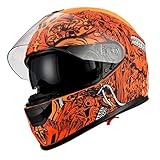 1Storm Motorcycle Full Face Helmet Dual Lens/Sun