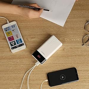 ROMOSS Power Bank 20000mAh Type C, Carica Rapida 3,1 A / 5 V a Massima compatibilità con Tutti i Telefoni Cellulari… - immagine 7