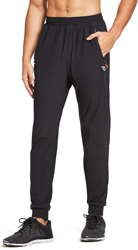 mens woven running pants