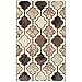 Superior Indoor Large Area Rug, Jute Backed, Perfect for Living/ Dining Room, Bedroom, Office, Kitchen, Entryway, Modern Geometric Trellis Floor Decor, Viking Collection, 8' x 10', Ivory