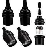 DiCUNO Enchufe de lámpara vintage E26, listado UL, reemplazo de enchufes de luz colgante de bombilla Edison, portalámparas re