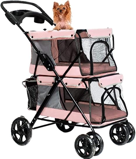 double cat stroller