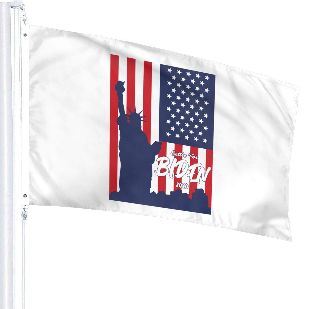 Amazon Com Kjing Settle For Biden 3 X 5 Ft Outdoor Indoor Flags Garden Flag Home Flag Single Layer Translucent Garden Outdoor