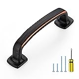 Ravinte Arch Cabinet Pulls 10 Pack Solid 3 Inch Oil