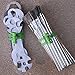 BongoTies® ALL GREEN Bongo Ties A5-01-G - 10 Pack ~ Professional cable ties made of natural rubber and bamboo ~ HANDY TIES FOR CABLES AND OTHER UNRULY ITEMS