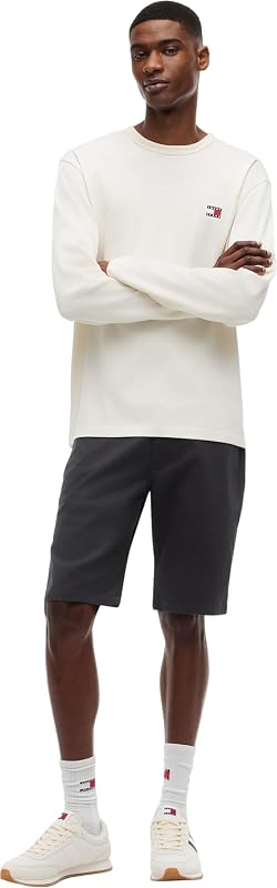Pantalón Corto Chinos Hombre Scanton Slim Fit, Gris (Washed Black), 29W