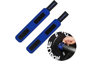 SnapClips Barbell Collars | Pair of 2” Olympic Barbell Clamps | Quick & Easy Adjustable Weight Clips | Perfect Clips for Powerlifting, Strongman