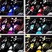 Car LED Strip Light, EJ’s SUPER CAR 4pcs 36 LED Multi-color Car Interior Lights Under Dash Lighting Waterproof Kit with Multi-Mode Change and Wireless Remote Control, Car Charger Included,DC 12V…thumb 1