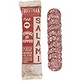 Foustman's Salami Fennel and Pepper Pork Artisanal, Nitrate-Free, Naturally Cured, Gluten-Free, Dairy-Free, 8 Oz Sticks
