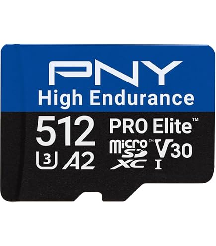 Scheda di memoria microSDXC 512 GB Transcend High Endurance 350 V