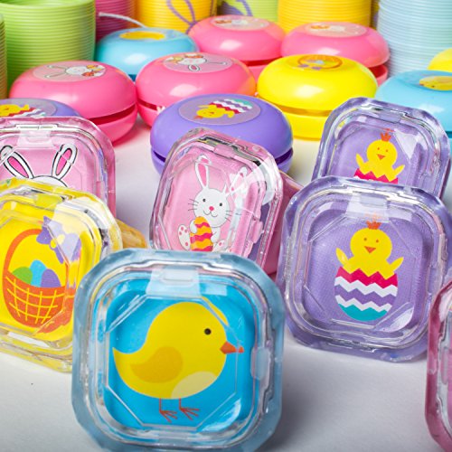 Bulk Toys Party Favors for Kids Party - 100 Pc Easter Theme Toy Assortment for Goodie Bags Party Bags Easter Pinata Prizes Easter Basket and more