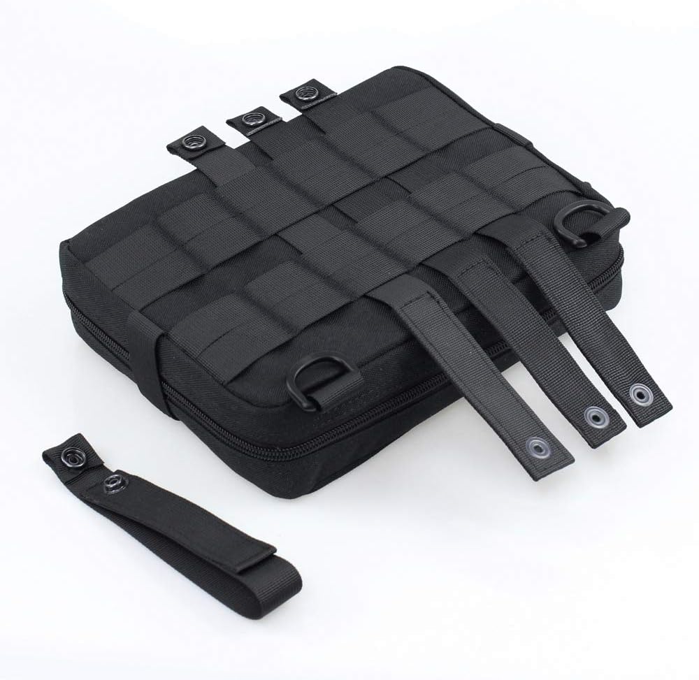 WYNEX Tactical Admin Molle Pouch, Medical EDC EMT Utility Bag Shell Design Attachment Pouches 1000D Nylon Hiking Belt Bags Waterproof