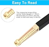 AOROPS Door Gap Measuring Tool 1-15mm Feeler Gauge 0.2mm Ruler view 5