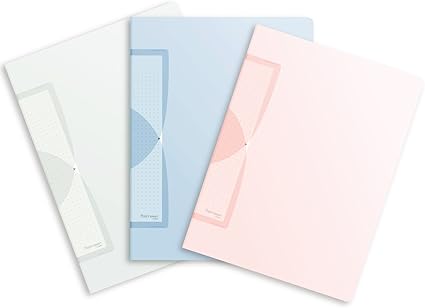 Amazon Co Jp プラス クリアファイル 縦 10ポケット Pasty Smart ミルキーパステル 3色組 文房具 オフィス用品