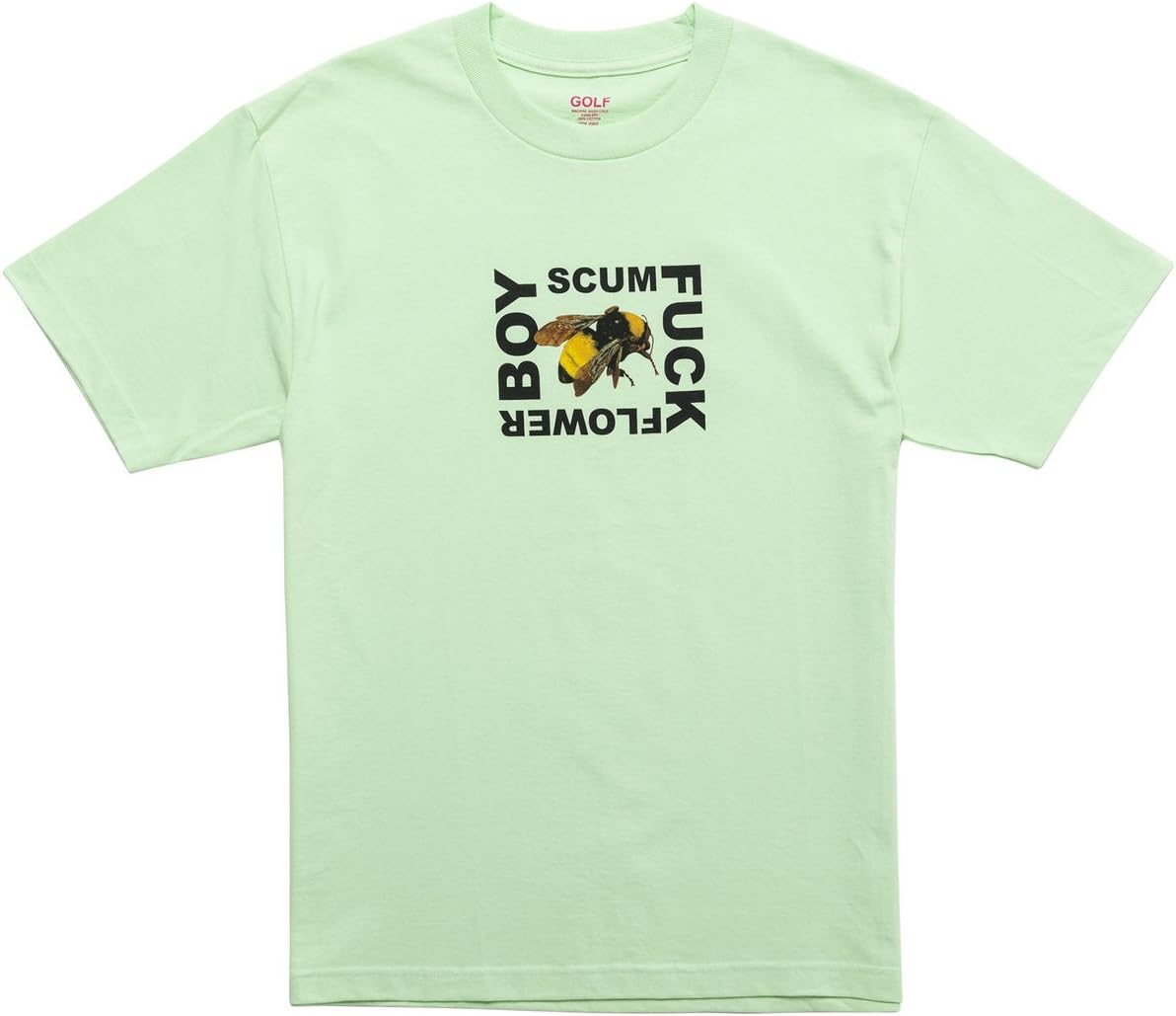 hao hu Golf Wang Women's Summer Street Printed Bee Tops Cute Short Sleeve Casual Teen Girls Tees T Shirts