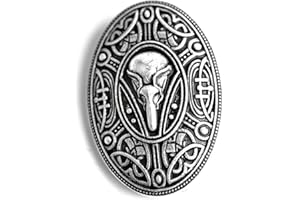 LANGHONG Norse Viking Brooch For Men Turtle Brooch Talisman Jewelry, Gift For Men
