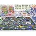 Ottomanson Jenny Collection Children's Educational Road Traffic Design Area Rug, 7'10