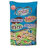 MARS Chocolate Crunchy & Crispy Lovers Minis and Fun Size Candy Bars 4-Pound 170-Piece Bag
