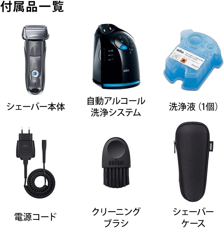 Amazon ブラウン シリーズ7 メンズシェーバー 3枚刃 750cc 7 ブラウン Braun メンズシェーバー